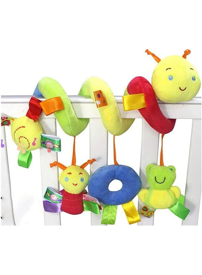 Baby stroller toy around the bed, hanging lathe toy for children, hanging toys for mobile spiral activities, baby stroller toys with a friendly stroller seat - Image 3